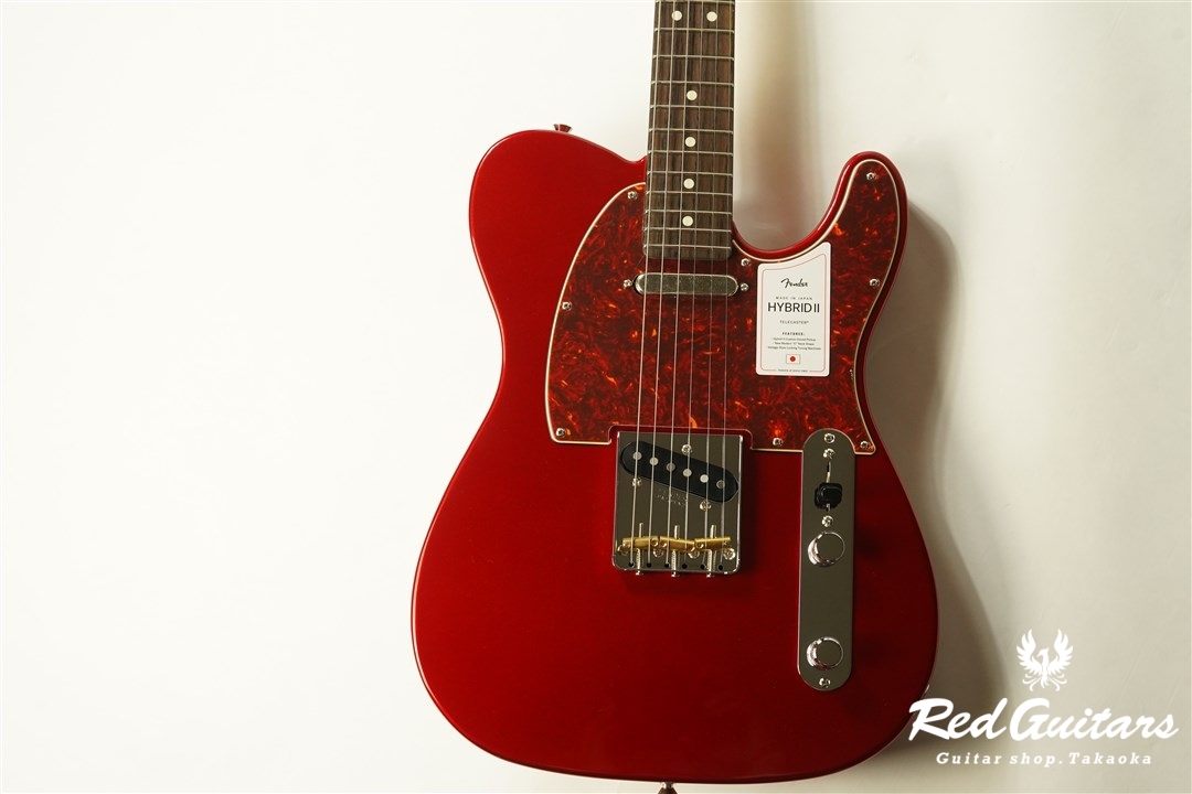 Fender 2021 Collection Made in Japan Hybrid II Telecaster - Candy